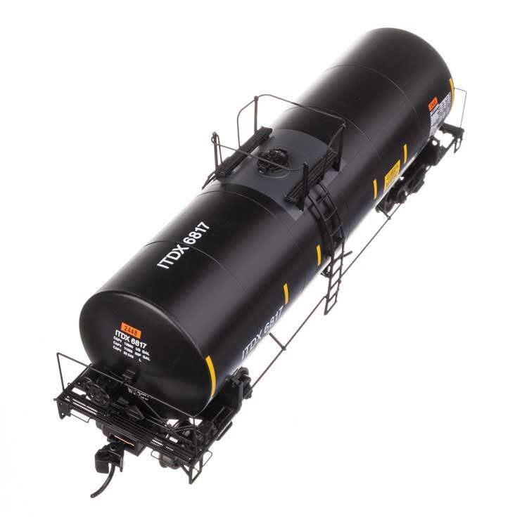 Walthers 920-100061 HO ITDX 40' Trinity 14,000-Gal Molten Sulfur Tank Car #6817