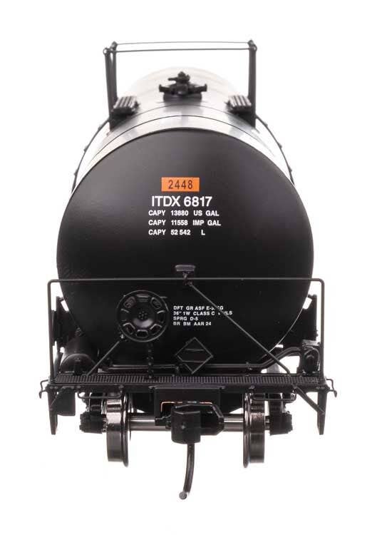 Walthers 920-100061 HO ITDX 40' Trinity 14,000-Gal Molten Sulfur Tank Car #6817