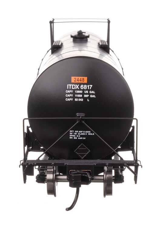 Walthers 920-100061 HO ITDX 40' Trinity 14,000-Gal Molten Sulfur Tank Car #6817