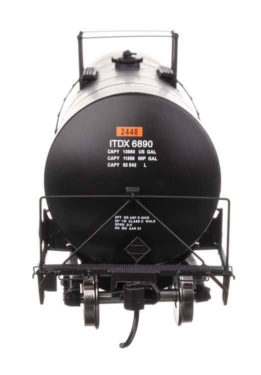 Walthers 920-100063 HO ITDX 40' Trinity 14,000-Gal Molten Sulfur Tank Car #6890