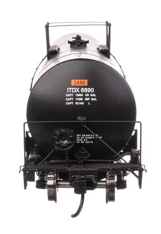 Walthers 920-100063 HO ITDX 40' Trinity 14,000-Gal Molten Sulfur Tank Car #6890