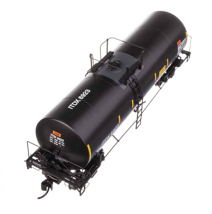 Walthers 920-100064 HO ITDX 40' Trinity 14,000-Gal Molten Sulfur Tank Car #6923