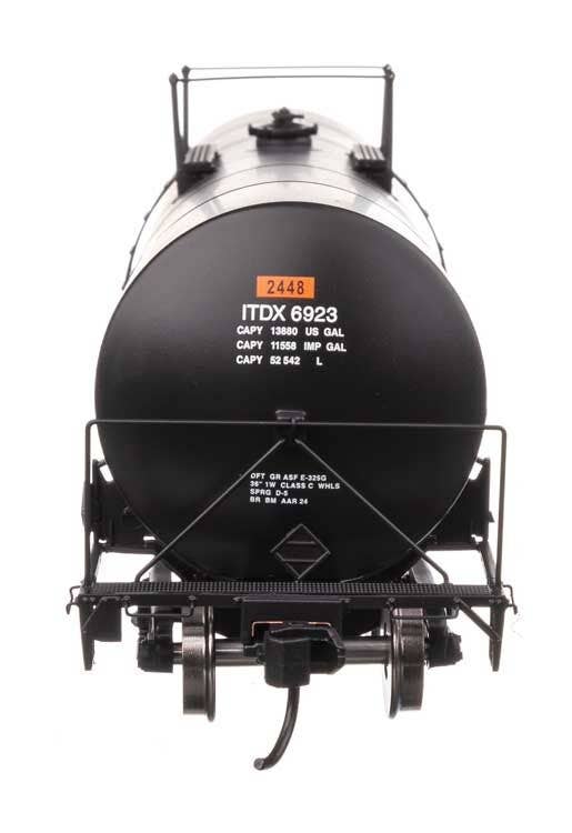 Walthers 920-100064 HO ITDX 40' Trinity 14,000-Gal Molten Sulfur Tank Car #6923