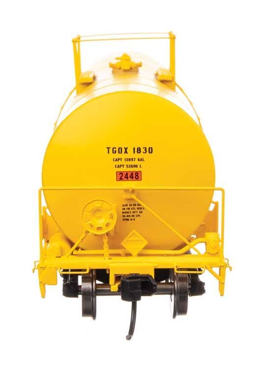 Walthers 920-100070 HO TGOX 40' Trinity 14,000-Gal Molten Sulfur Tank Car #1830