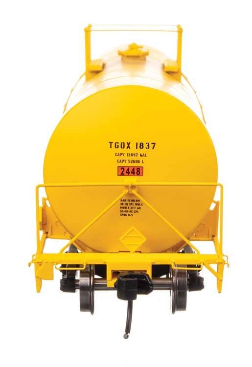 Walthers 920-100071 HO TGOX 40' Trinity 14,000-Gal Molten Sulfur Tank Car #1837