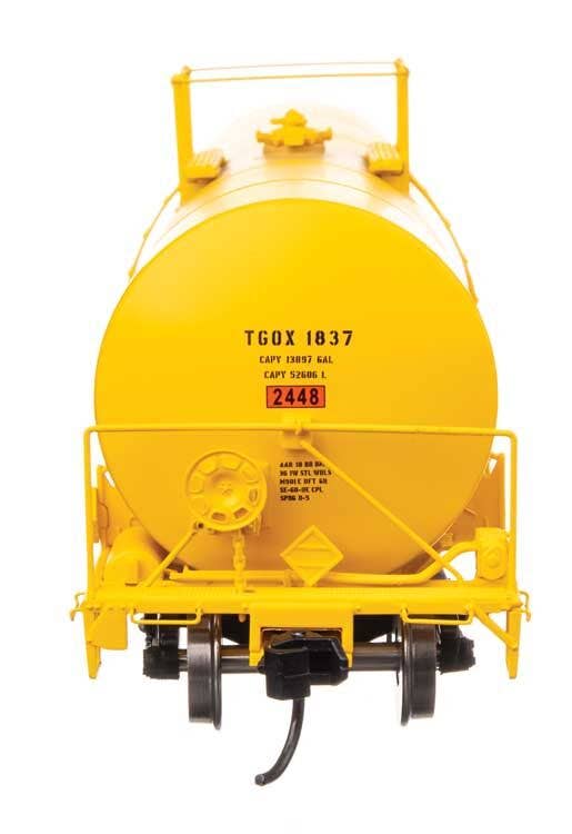 Walthers 920-100071 HO TGOX 40' Trinity 14,000-Gal Molten Sulfur Tank Car #1837