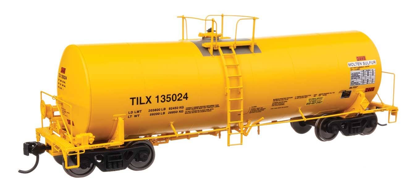 Walthers 920-100074 HO TILX 40' Trinity 14,000Gal Molten Sulfur Tank Car #135024
