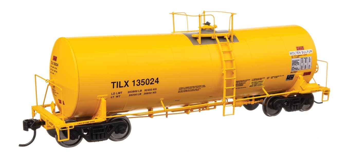 Walthers 920-100074 HO TILX 40' Trinity 14,000Gal Molten Sulfur Tank Car #135024