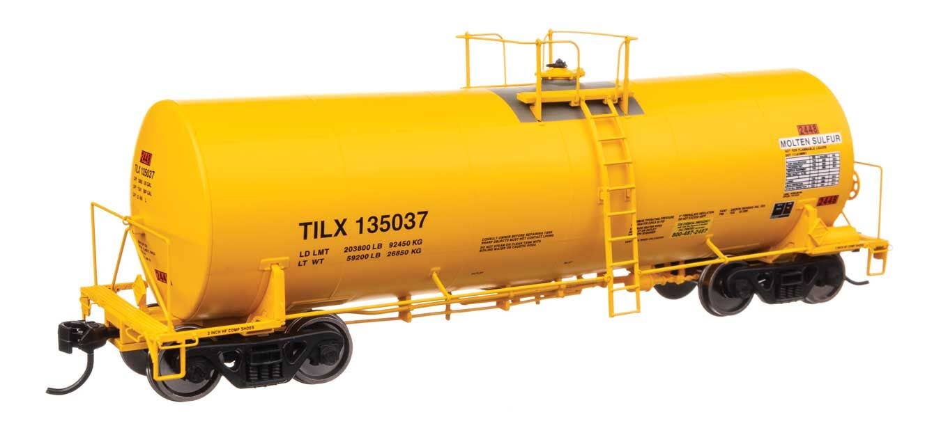 Walthers 920-100075 HO TILX 40' Trinity 14,000Gal Molten Sulfur Tank Car #135037