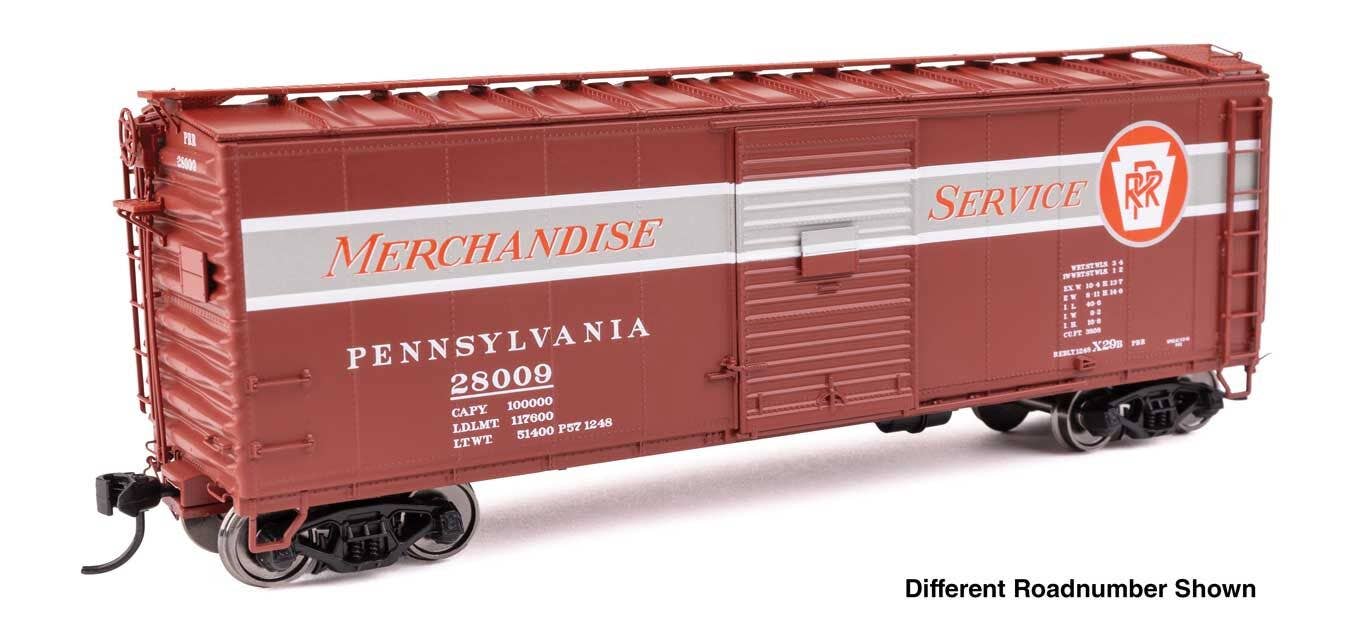 Walthers 920-102317 HO Pennsylvania Railroad 40' X29B Boxcar Ready to Run #28030