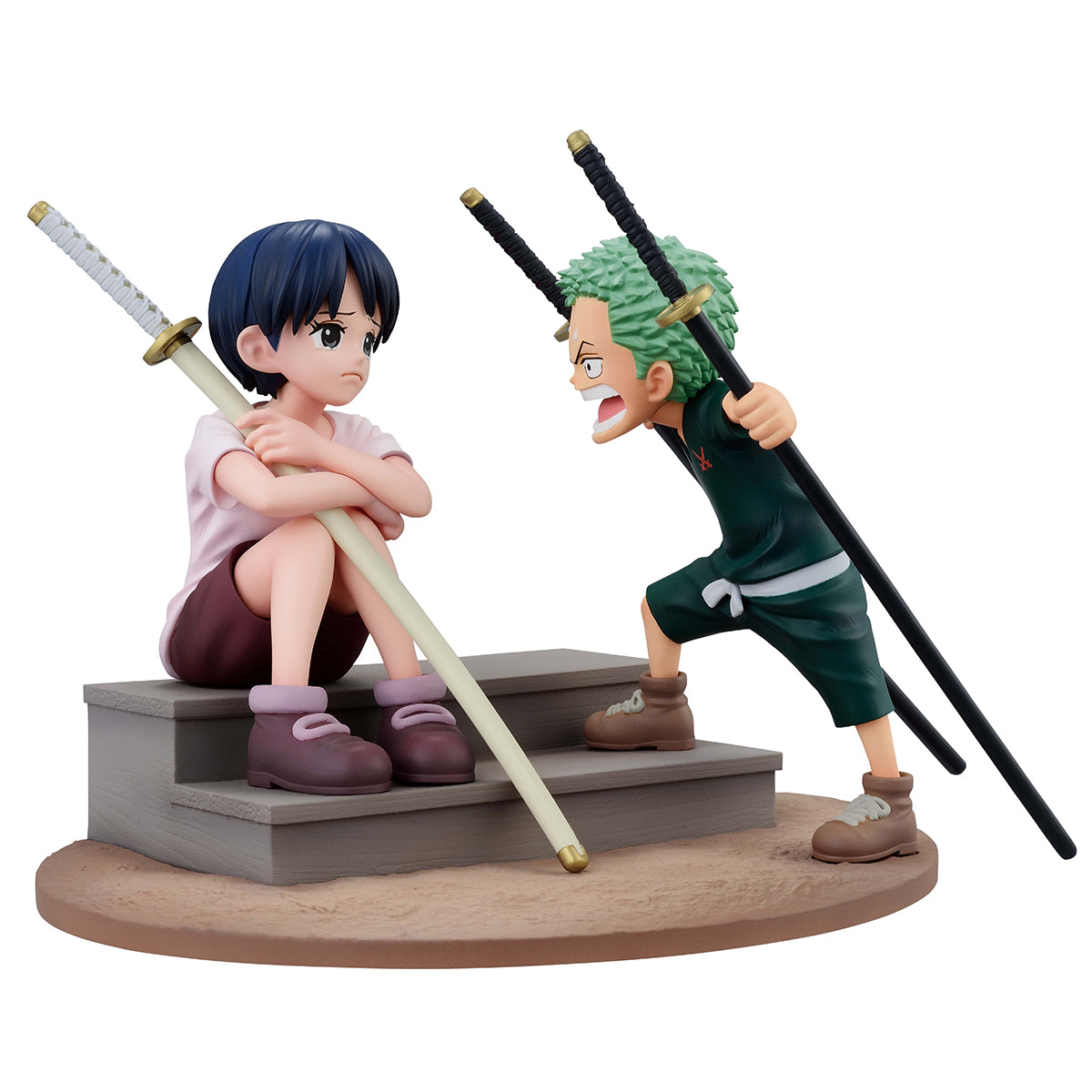 Bandai 67084 One Piece - Roronoa Zoro & Kuina Road to Down Ichibansho Figure