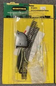Trix 4971 N Scale Minitrix Curved Remote Switch Right Hand R3 R4