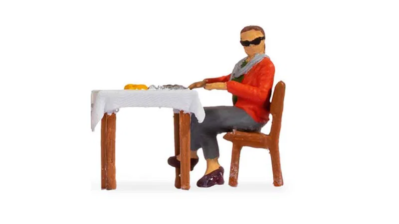 Noch 16513 HO Tiny Scenes Lunch