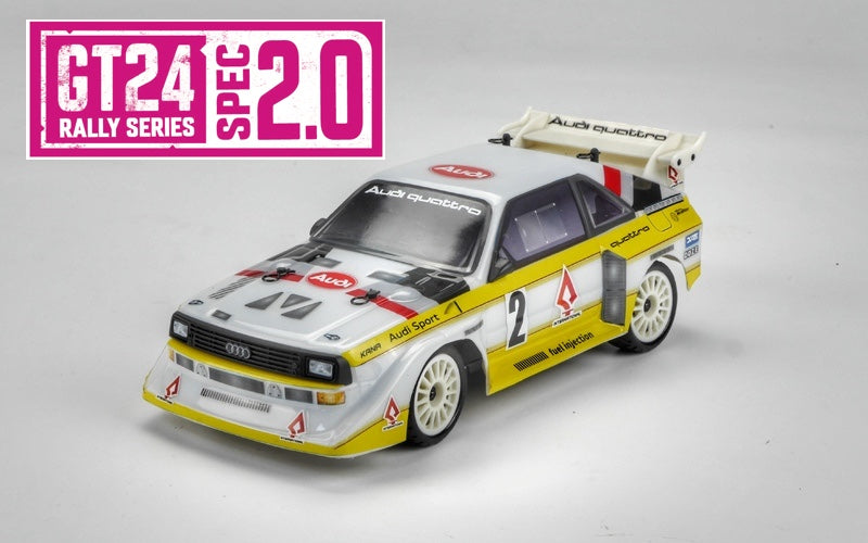 Carisma R/C Cars 91968 1:24 GT24 2.0 Audi Sport Quattro S1 1985