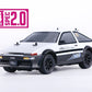 Carisma R/C Cars 88868 1:24 GT24 2.0 Toyota AE86 H2 Concept