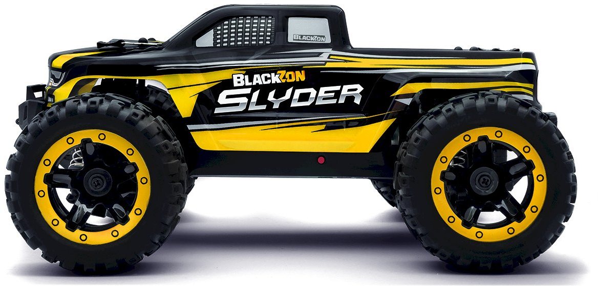 BlackZon 540116 1:16 Yellow Slyder MT 4WD Electric Monster Truck Ready-To-Run