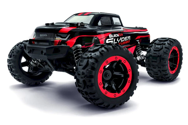 BlackZon 540211 1:6 Red Slyder MT Turbo 4WD 2S Brushless Monster Truck