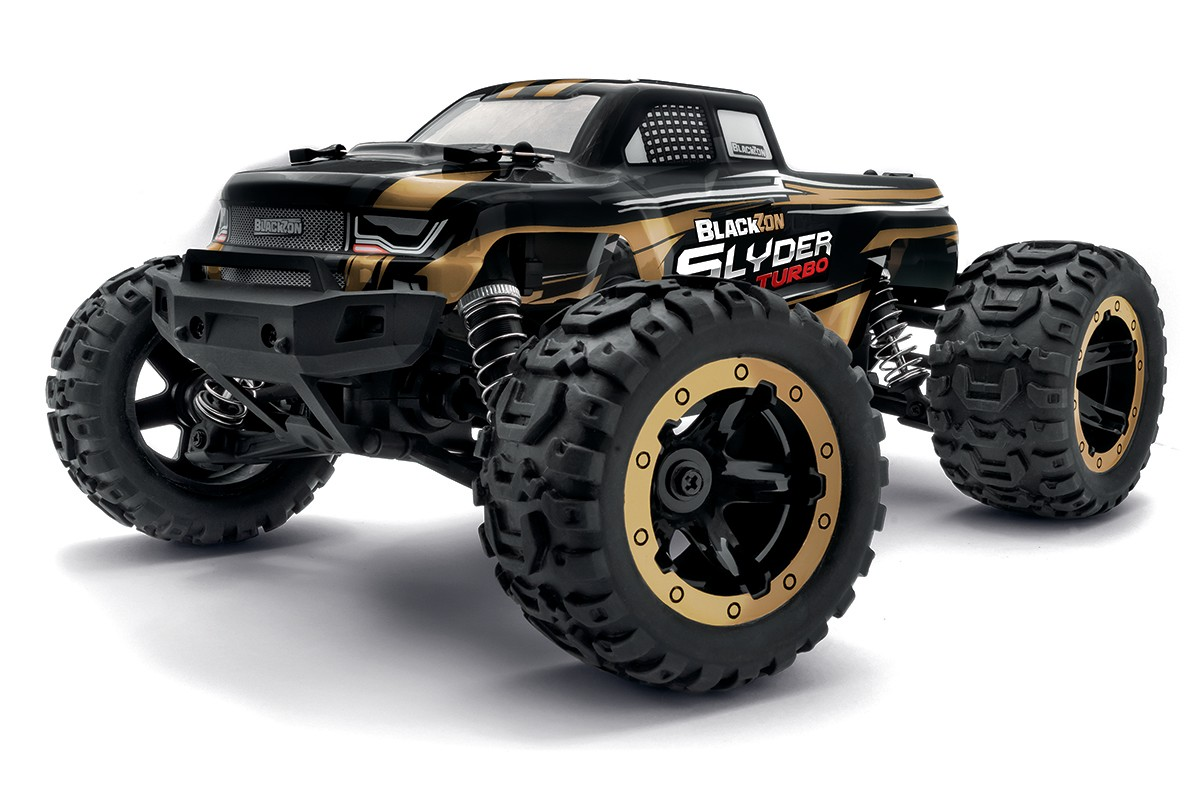 BlackZon 540212 1:16 Gold Slyder MT Turbo 4WD 2S Brushless Monster Truck