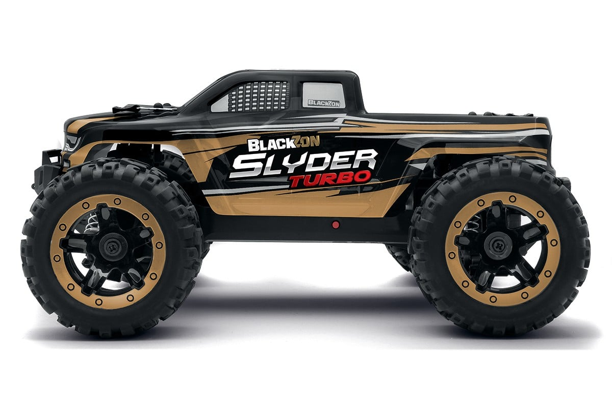 BlackZon 540212 1:16 Gold Slyder MT Turbo 4WD 2S Brushless Monster Truck