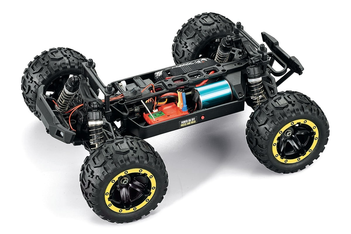 BlackZon 540213 1:6 Yellow Slyder MT Turbo 4WD 2S Brushless Monster Truck