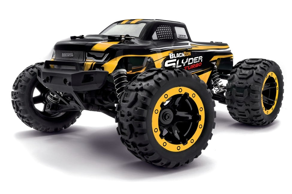 BlackZon 540213 1:6 Yellow Slyder MT Turbo 4WD 2S Brushless Monster Truck