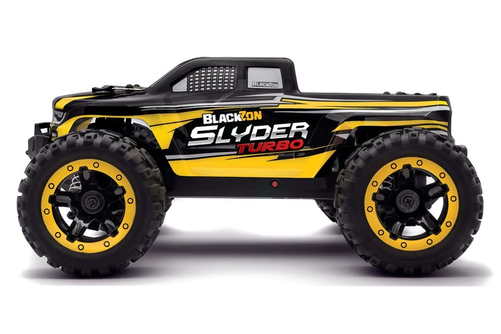 BlackZon 540213 1:6 Yellow Slyder MT Turbo 4WD 2S Brushless Monster Truck