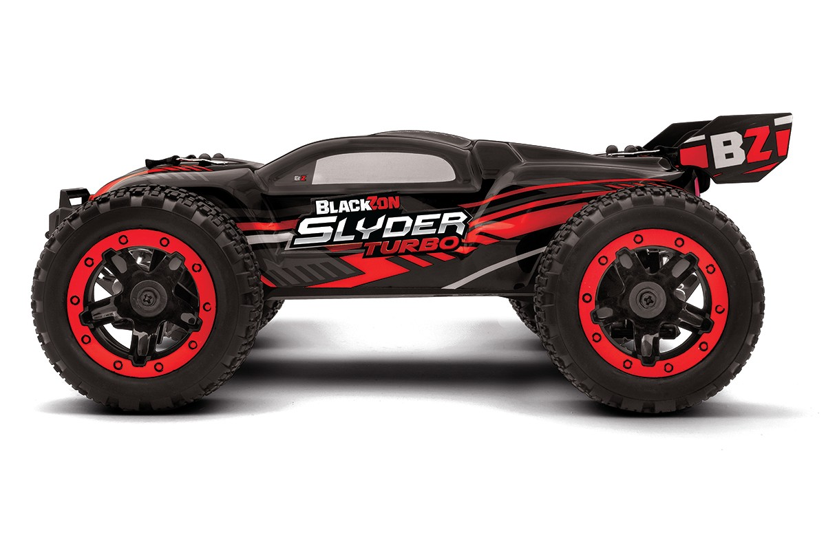 BlackZon 540217 1:6 Red Slyder ST Turbo 4WD RTR 2S Brushless Stadium Truck