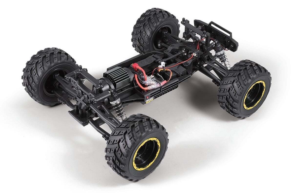 BlackZon 540225 1:12 Yellow Smyter MT 4WD Electric Monster Truck Ready-To-Run