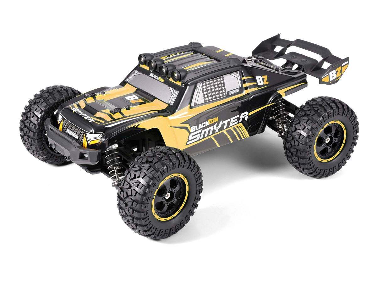 BlackZon 540226 1:12 Yellow Smyter DT 4WD 2S Desert Truck Ready-To-Run