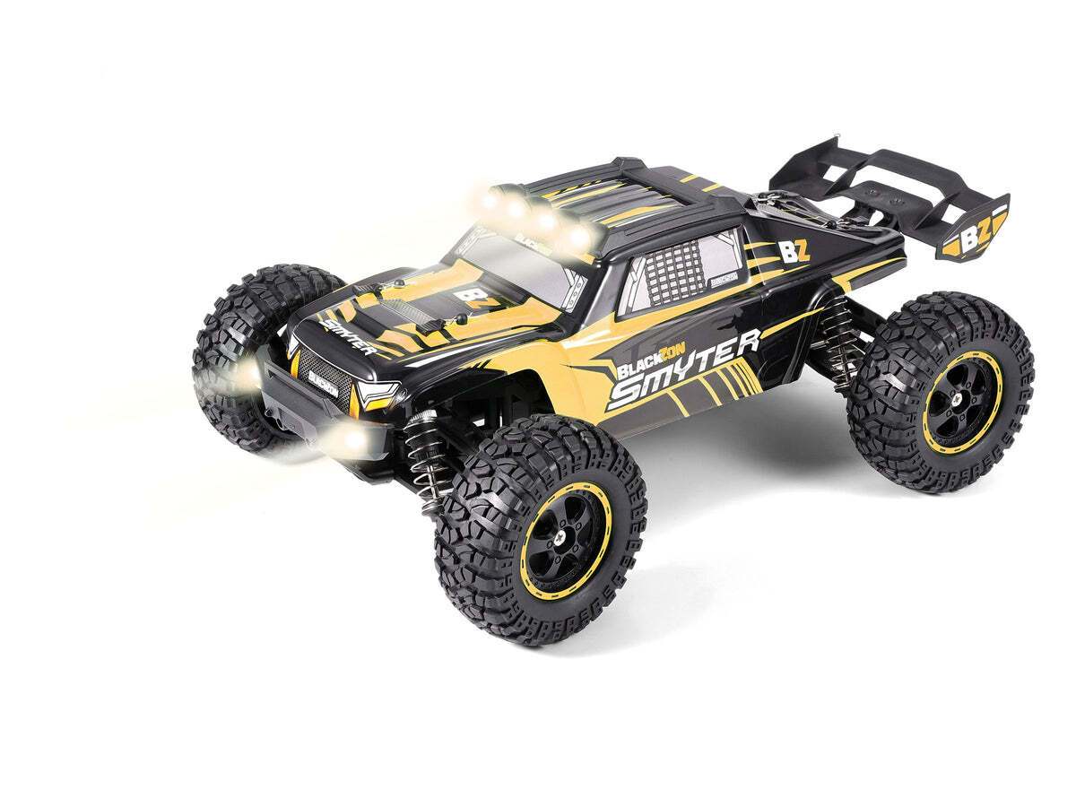 BlackZon 540226 1:12 Yellow Smyter DT 4WD 2S Desert Truck Ready-To-Run
