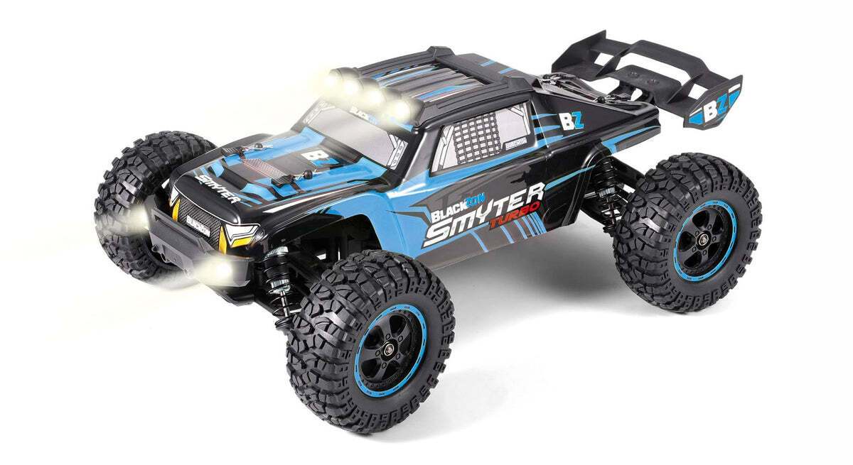BlackZon 540254 1:12 Blue Smyter DT Turbo 4WD 3S Brushless Desert Truck RTR