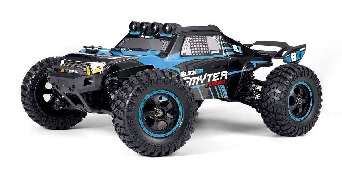 BlackZon 540254 1:12 Blue Smyter DT Turbo 4WD 3S Brushless Desert Truck RTR