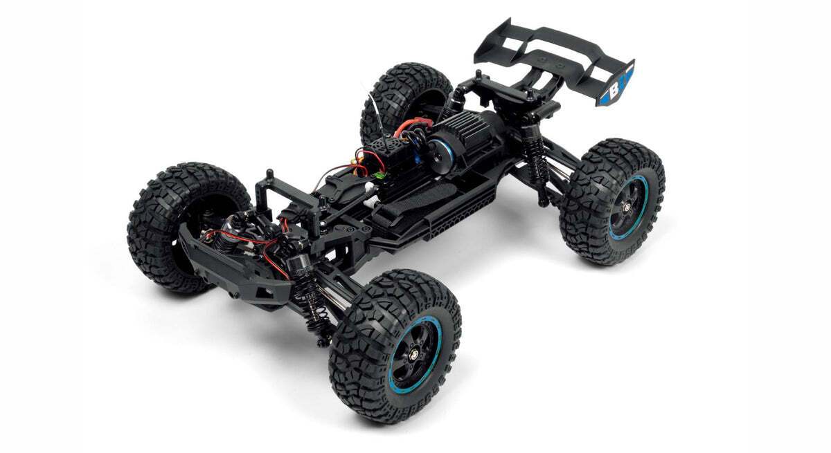 BlackZon 540254 1:12 Blue Smyter DT Turbo 4WD 3S Brushless Desert Truck RTR
