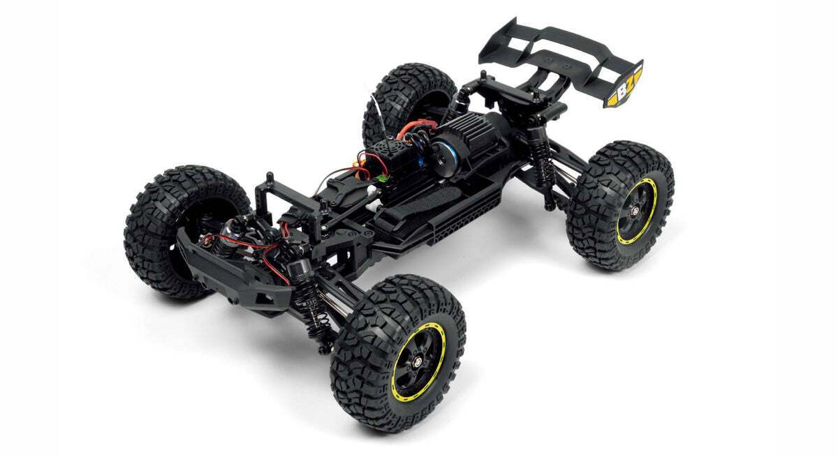 BlackZon 540255 1:12 Yellow Smyter DT Turbo 4WD 3S Brushless Desert Truck RTR