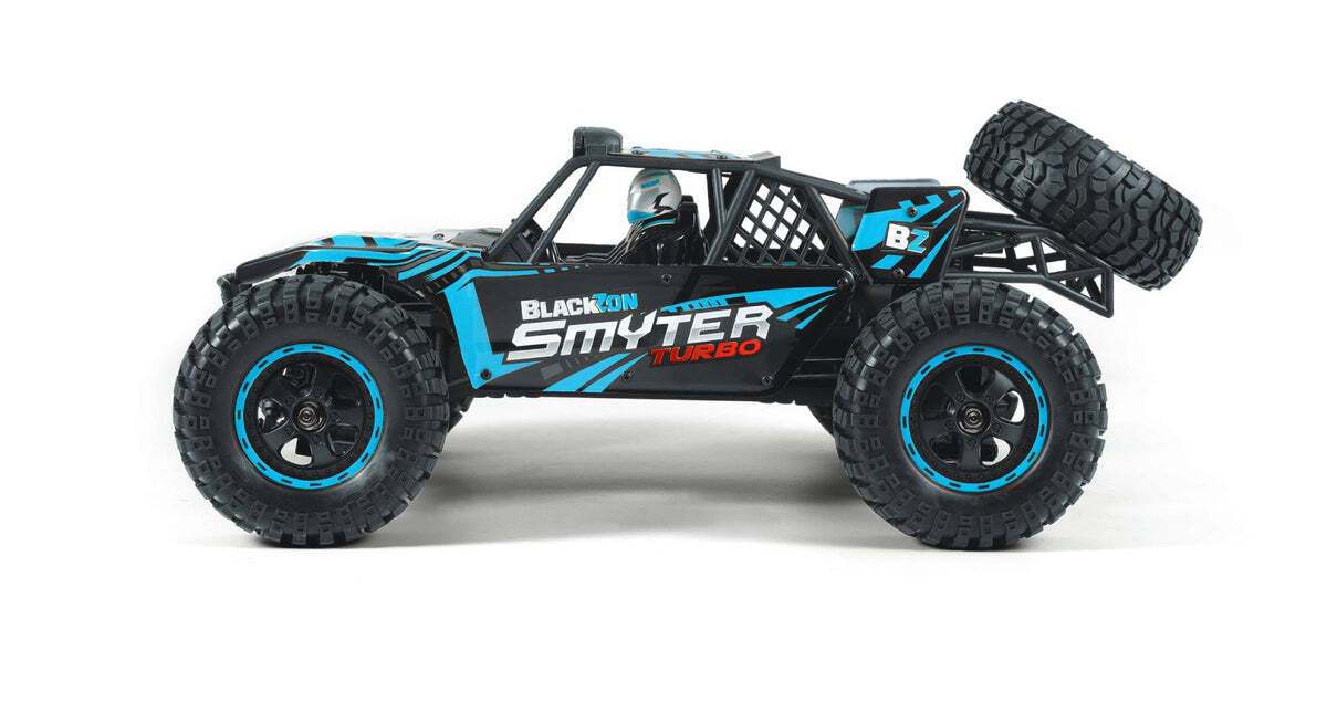 BlackZon 540256 1:12 Blue Smyter DB Turbo 4WD 3S Brushless Desert Buggy RTR