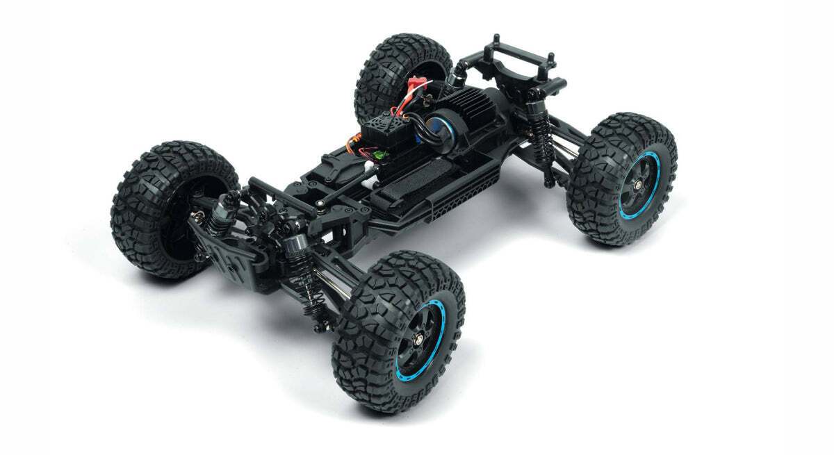 BlackZon 540256 1:12 Blue Smyter DB Turbo 4WD 3S Brushless Desert Buggy RTR