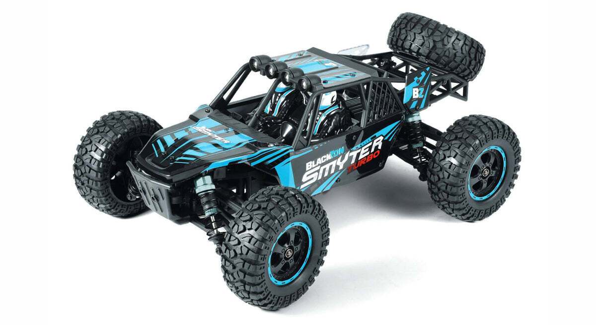 BlackZon 540256 1:12 Blue Smyter DB Turbo 4WD 3S Brushless Desert Buggy RTR