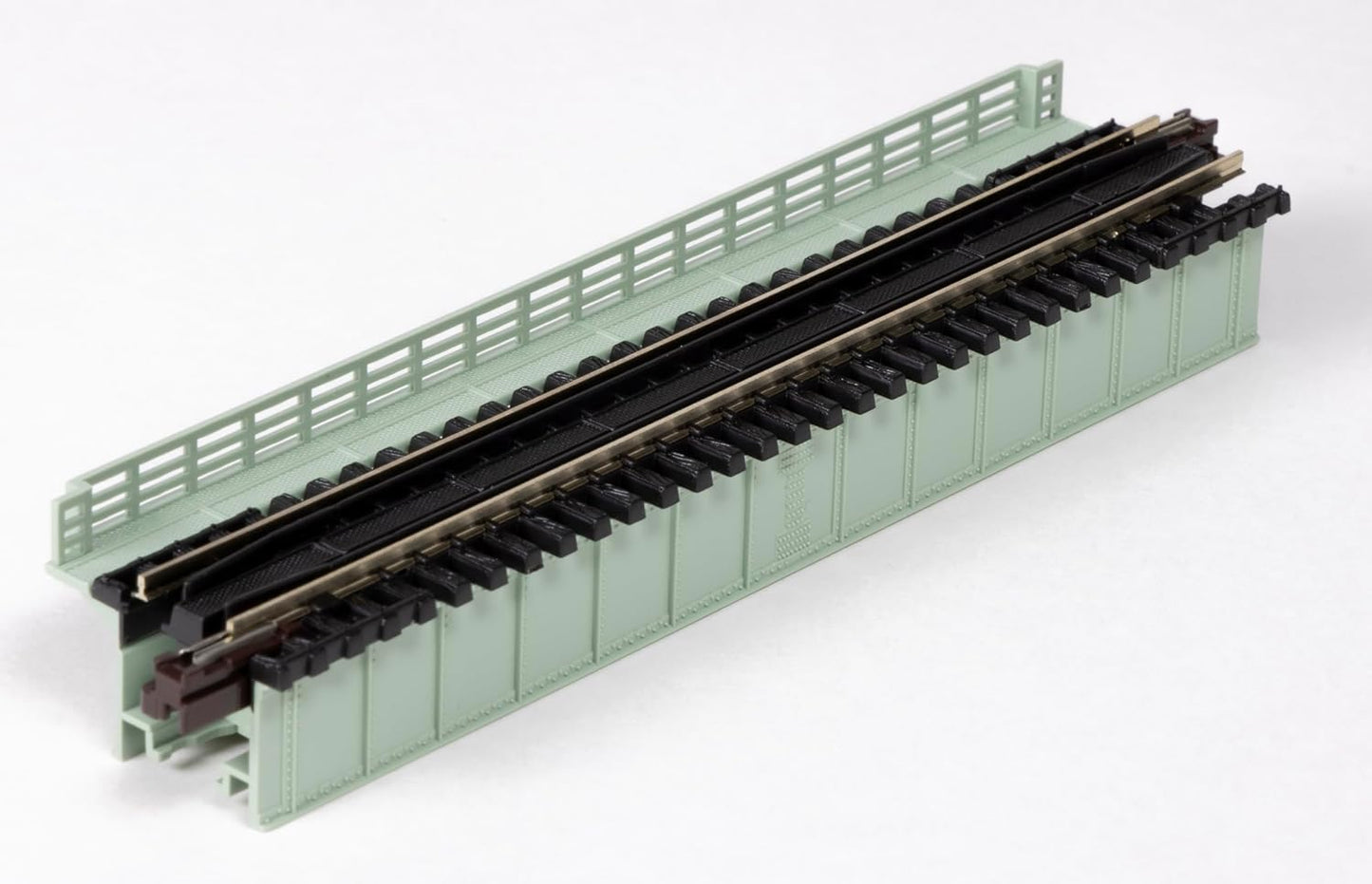 Kato 20-459 N 124 mm Light Green Deck Plate Girder Bridge