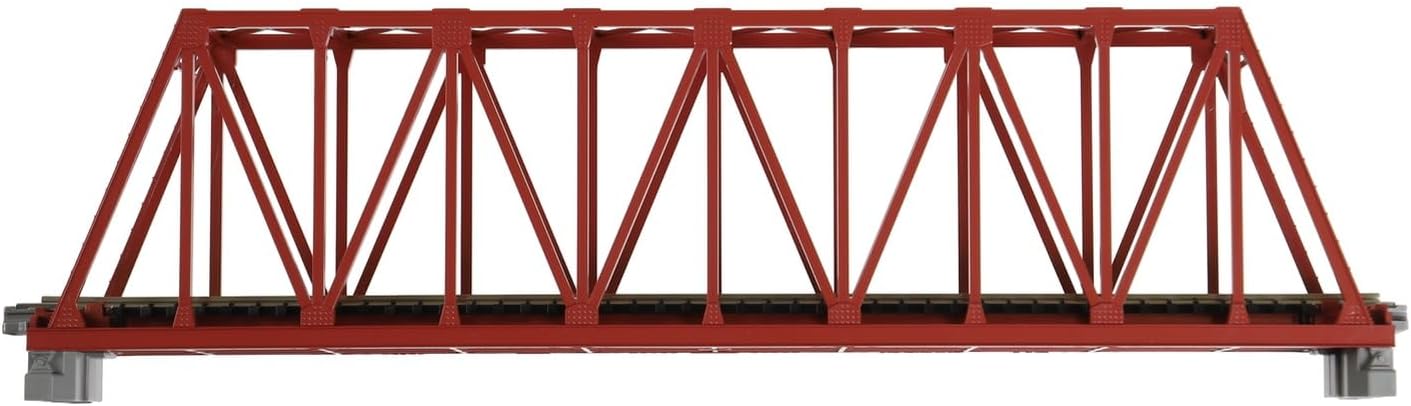 Kato 20-429 N 248 mm Red Brown Single Truss Bridge