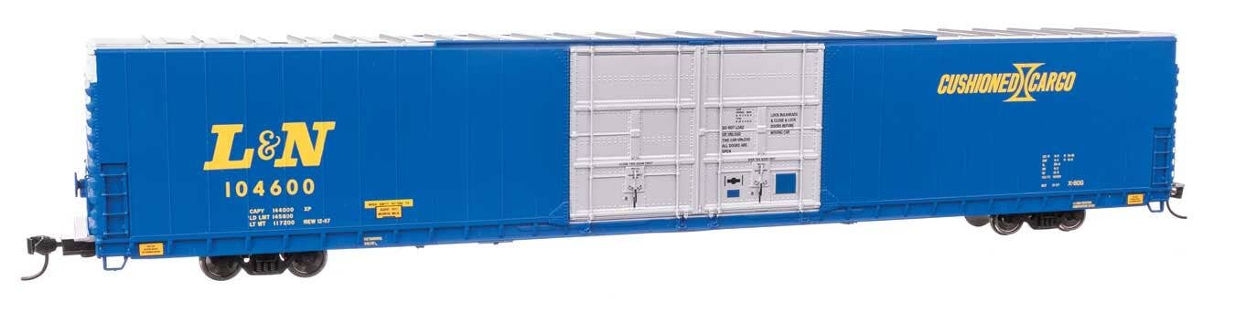 Walthers 920-102118 HO L&N 86' PS Double-Door Hi-Cube Boxcar RTR #104600