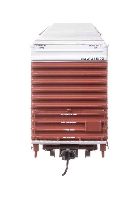 Walthers 920-102121 HO N&W 86' PS Double-Door Hi-Cube Boxcar RTR #355102