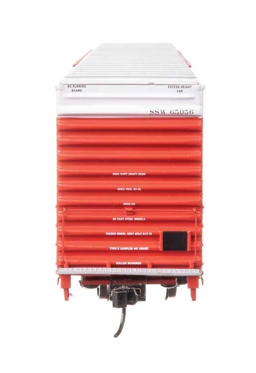 Walthers 920-102127 HO SP 86' PS Double-Door Hi-Cube Boxcar RTR SSW #65056