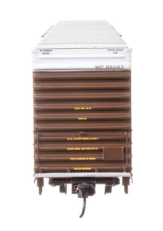 Walthers 920-102130 HO WP 86' PS Double-Door Hi-Cube Boxcar RTR #86043