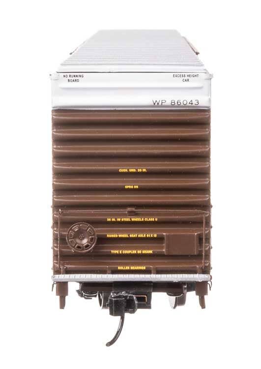 Walthers 920-102130 HO WP 86' PS Double-Door Hi-Cube Boxcar RTR #86043
