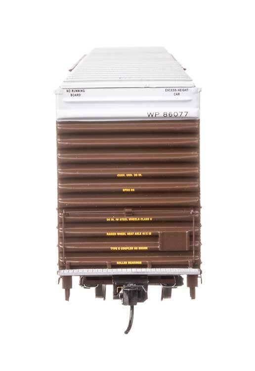 Walthers 920-102132 HO WP 86' PS Double-Door Hi-Cube Boxcar RTR #86077