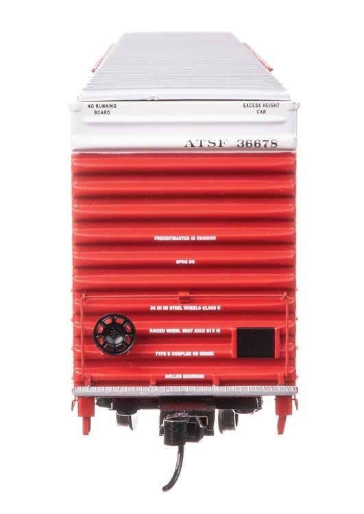 Walthers 920-102110 HO Santa Fe 86' PS Double-Door Hi-Cube Boxcar RTR #36678