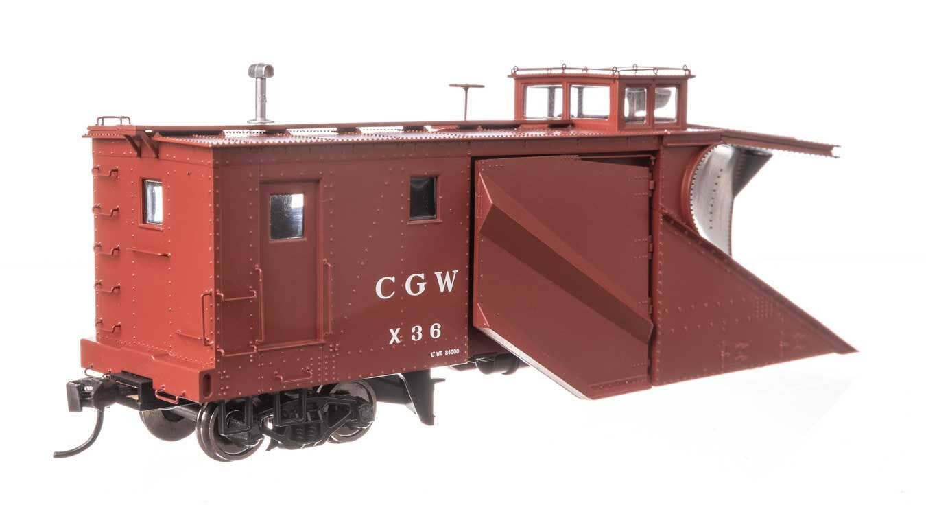 Walthers 920-110032 HO Chicago Great Western Russell Snowplow Ready to Run #X36