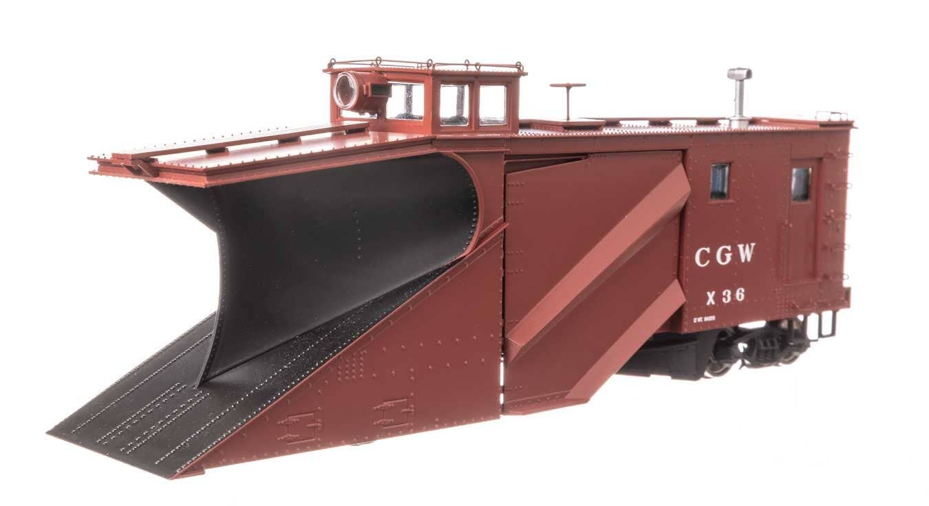 Walthers 920-110032 HO Chicago Great Western Russell Snowplow Ready to Run #X36