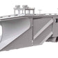 Walthers 920-110038 HO MOW Gray Russell Snowplow Ready to Run