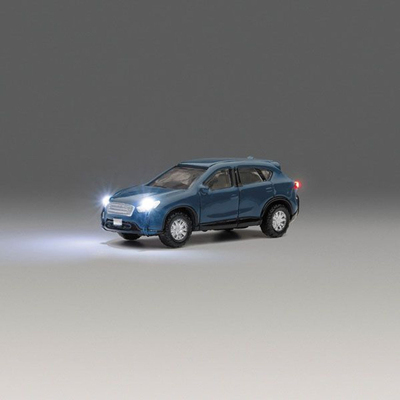 Kato 24-680A N Assembled Dark Blue SUV with Just Plug Lighting